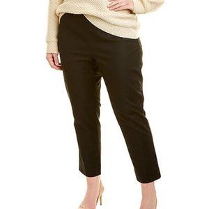 NIC+ZOE Plus Perfect Pant Side Zip Ankle Pant NWT Black